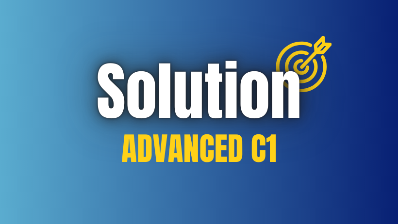 (C1) - (ADVANCED) - SOLUTION