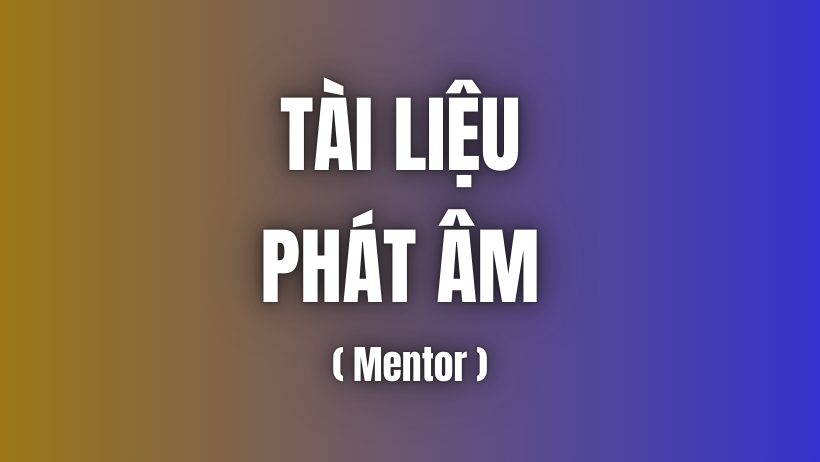 Tài liệu - Phát âm